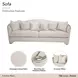 London Place Champagne 105" Sofa