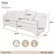 London Place Champagne 105" Sofa