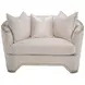 London Place Champagne Chair and A Half with Pillow