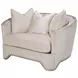 London Place Champagne Chair and A Half with Pillow