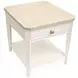 Whisperbay Sea Pearl and Driftwood Rectangular End Table