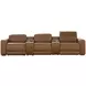 Rally-Up Caramel 5 Piece Power Reclining Sectional with Console