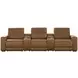 Rally-Up Caramel 5 Piece Power Reclining Sectional with Console