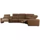 Rally-Up Caramel 5 Piece Power Reclining Console Sectional