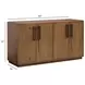 Valmont Harvest Brown 4 Door Buffet