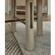 Sunset Cove Sanibel Brown 74" Extendable Oval Dining Table