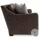 Ventura Brown Leather 86" Sofa