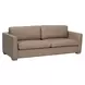Bronze Bay Fawn Leather 95" Neiman Sofa