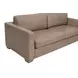 Bronze Bay Fawn Leather 95" Neiman Sofa