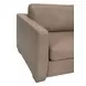 Bronze Bay Fawn Leather 95" Neiman Sofa