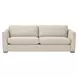 Bronze Bay Flax Linen Performance Fabric 95" Neiman Sofa