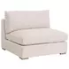 Newport Beige Performance Fabric Outdoor Modular 4 Piece Sectional