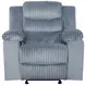 Willow Gray Living Room Set with Dual Recliner