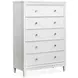 Springhouse Whisper White 5 Drawer Chest