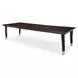 Paris Chic Espresso 122" Extendable Rectangular Dining Table