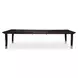 Paris Chic Espresso 122" Extendable Rectangular Dining Table