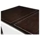 Paris Chic Espresso 122" Extendable Rectangular Dining Table