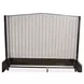 Paris Chic Espresso Eastern King Upholstered Panel Bed