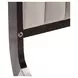 Paris Chic Espresso California King Upholstered Sleigh Bed