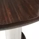 Paris Chic Espresso and White 48" Round Dining Table