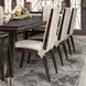Paris Chic Espresso and Doeskin Dining Side Chair