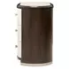 Paris Chic Espresso 3 Drawer Nightstand