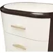 Paris Chic Espresso 3 Drawer Nightstand