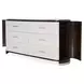 Paris Chic Espresso 6 Drawer Dresser