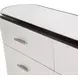 Paris Chic Espresso 6 Drawer Dresser