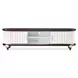Paris Chic Espresso 80" Media Cabinet