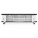 Paris Chic Espresso 80" Media Cabinet