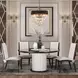 Paris Chic Espresso 60" Round Dining Table