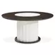Paris Chic Espresso 60" Round Dining Table