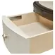 Paris Chic Espresso Oval Cocktail Table with 2 Storage Drawers