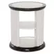 Paris Chic Espresso Round End Table
