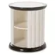 Paris Chic Espresso Round End Table