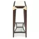 Paris Chic Espresso Rectangular Console Table