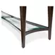 Paris Chic Espresso Rectangular Console Table