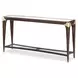 Paris Chic Espresso Rectangular Console Table