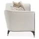 Paris Chic Cremini and Espresso 100" Sofa