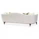 Paris Chic Cremini and Espresso 100" Sofa