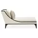 Paris Chic Cremini and Espresso 32" Chaise