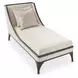 Paris Chic Cremini and Espresso 32" Chaise