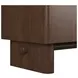 Verge Handcrafted Walnut 1 Drawer Accent Door Chest