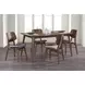 Oscar Dark Gray Upholstered Dining Chair Set of 2