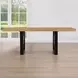 Magnolia Brown 96" Extendable Rectangular Counter Height Table