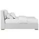 Grant Snow Performance Fabric King Upholstered Pillow Back Shelter Bed