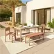 Iska Natural Outdoor Dining Chair Set Of 2
