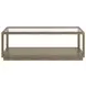Glaze Quartz Rectangular Glass Top Cocktail Table