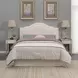 Edmond White Upholstered Queen Headboard